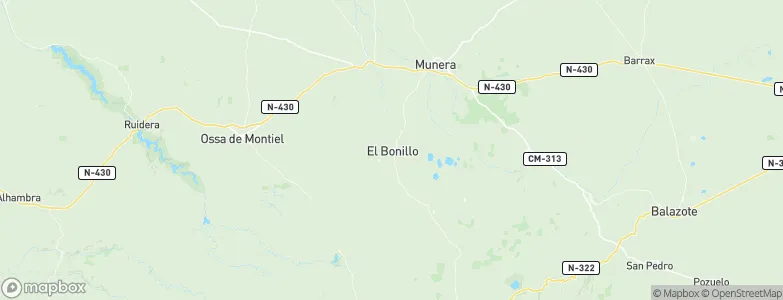 El Bonillo, Spain Map