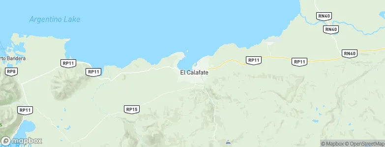 El Calafate, Argentina Map