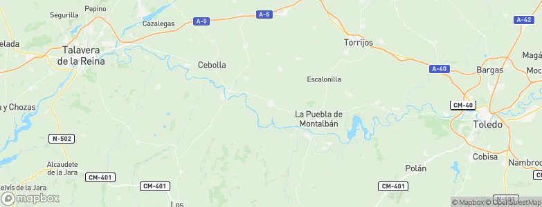 El Carpio de Tajo, Spain Map