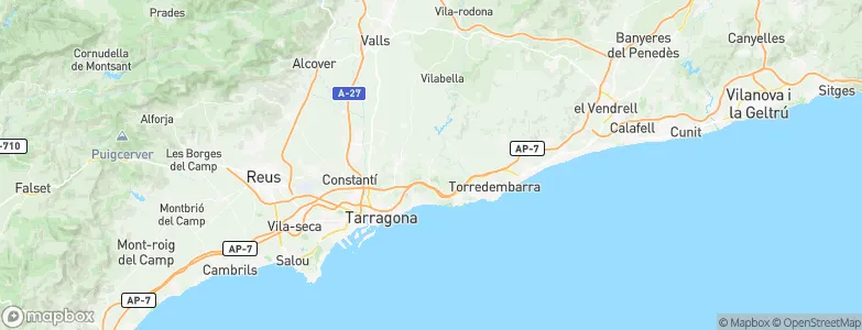 el Catllar, Spain Map