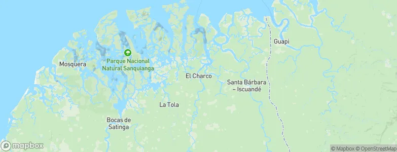 El Charco, Colombia Map
