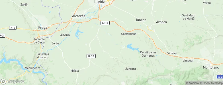 el Cogul, Spain Map