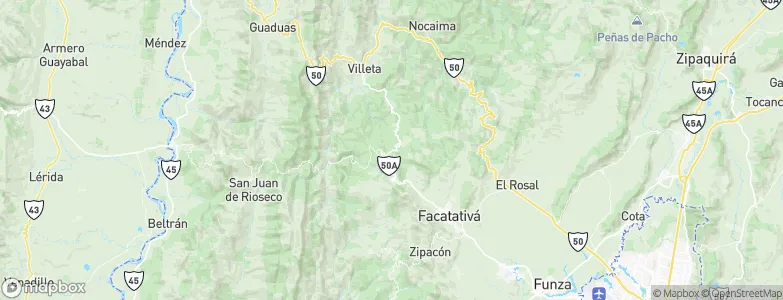 El Dorán, Colombia Map