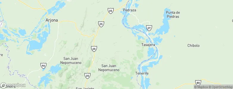 El Guamo, Colombia Map