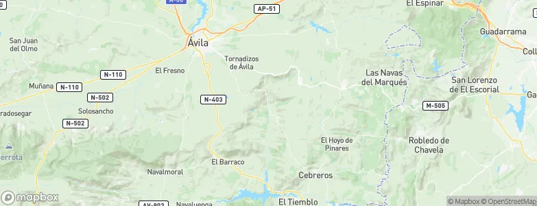 El Herradón, Spain Map