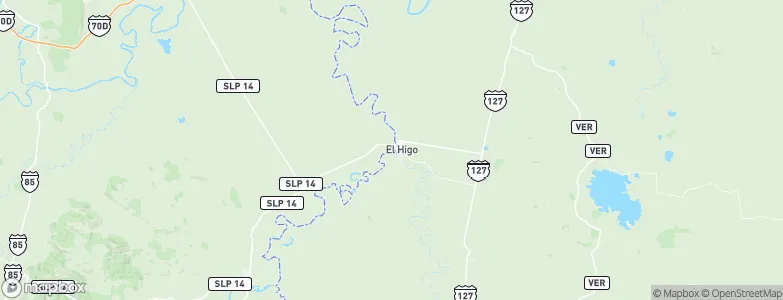 El Higo, Mexico Map