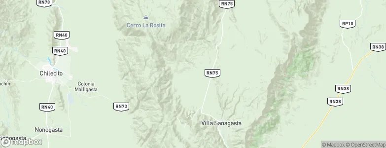 El Huaco, Argentina Map