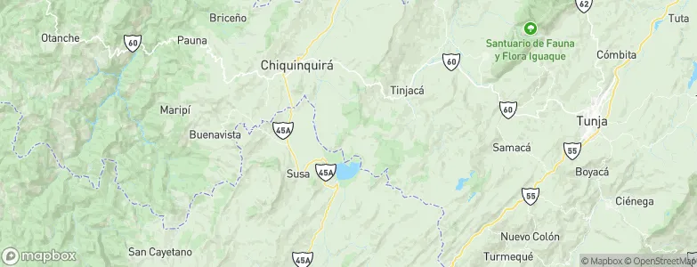 El Mirador, Colombia Map
