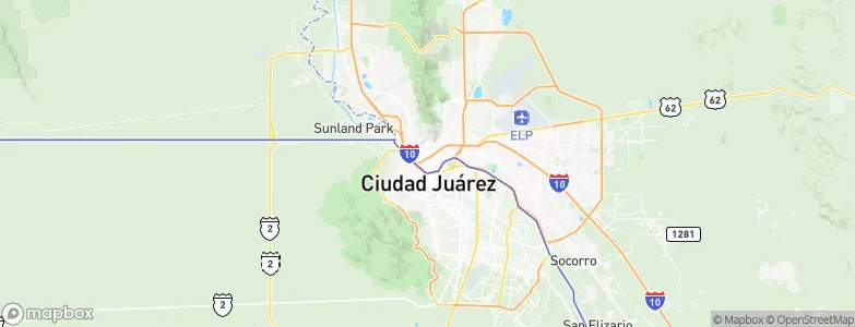 El Paso, United States Map