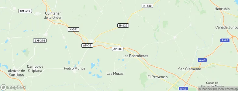 El Pedernoso, Spain Map