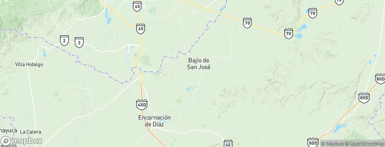 El Pescado, Mexico Map