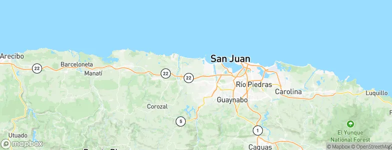 El Plantino, Puerto Rico Map