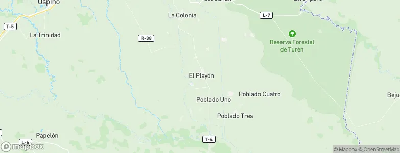 El Playon, Venezuela Map