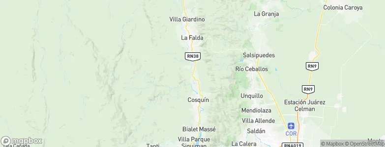 El Retiro, Argentina Map