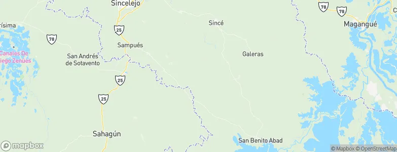 El Roble, Colombia Map