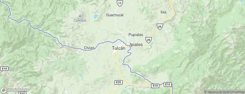 El Rosal, Ecuador Map