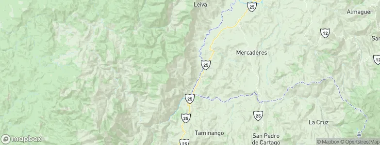 El Rosario, Colombia Map