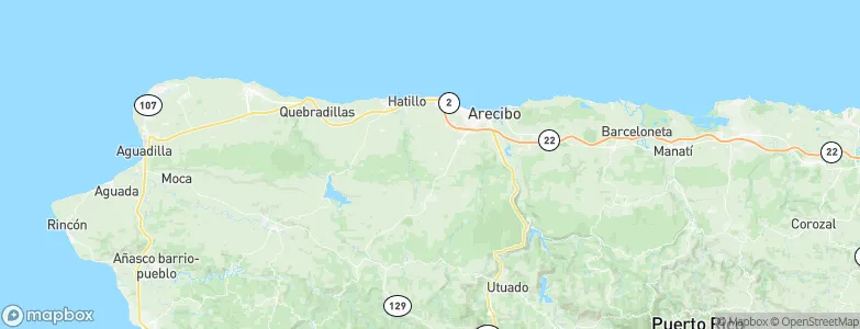 El Saco, Puerto Rico Map