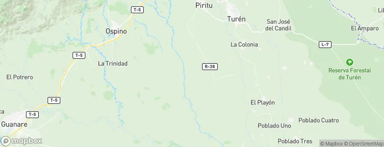 El Saman, Venezuela Map