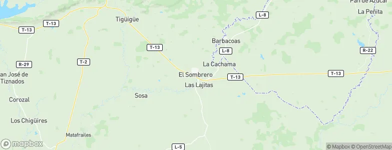 El Sombrero, Venezuela Map