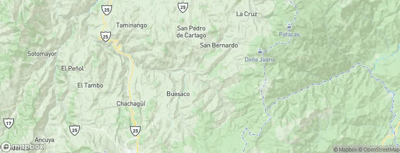 El Tablón, Colombia Map