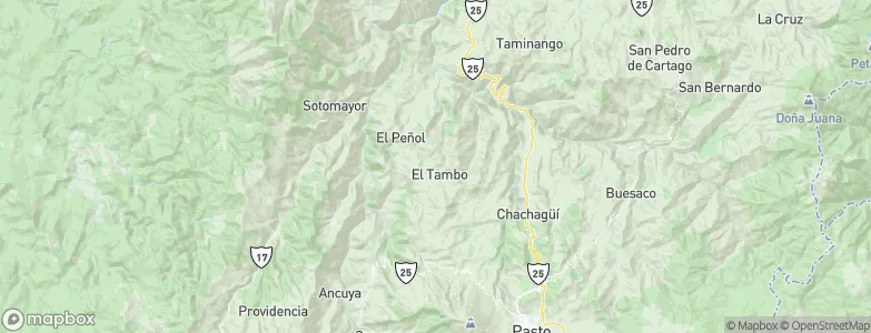 El Tambo, Colombia Map