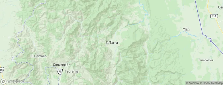 El Tarra, Colombia Map