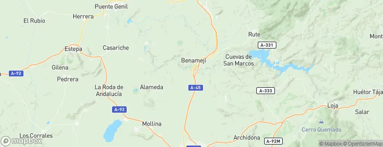 El Tejar, Spain Map