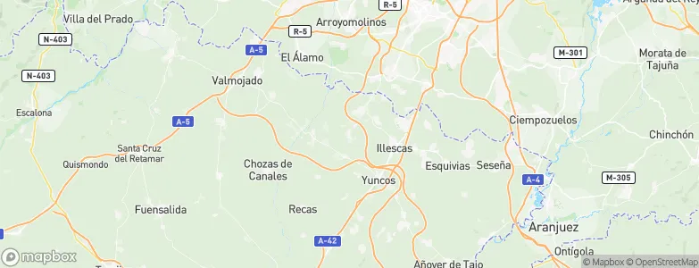 El Viso de San Juan, Spain Map