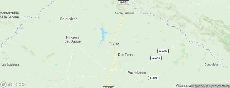 El Viso, Spain Map