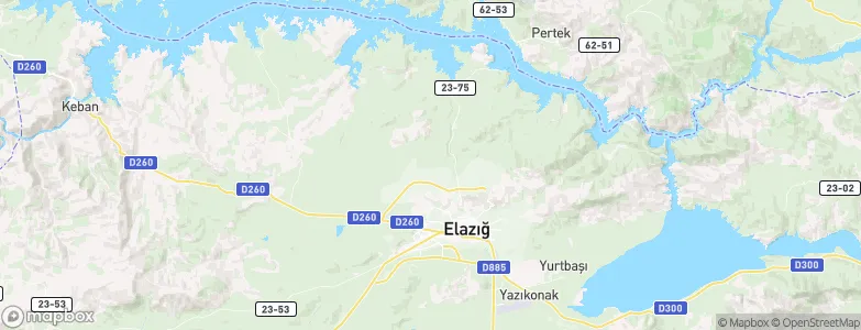 Elazığ, Turkey Map