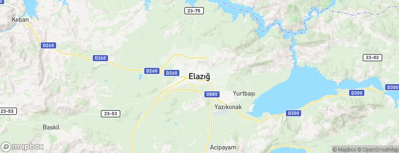 Elâzığ, Turkey Map
