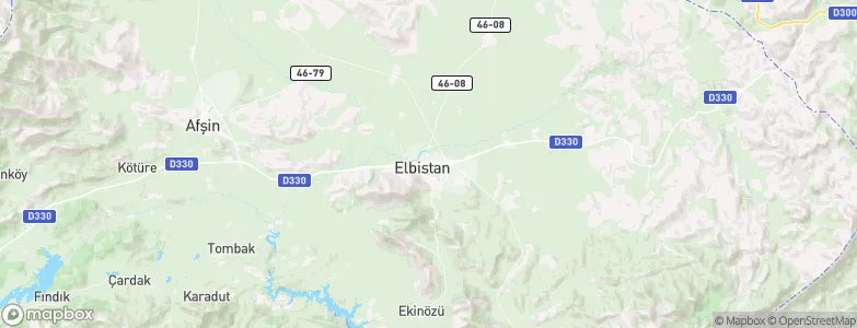 Elbistan, Turkey Map