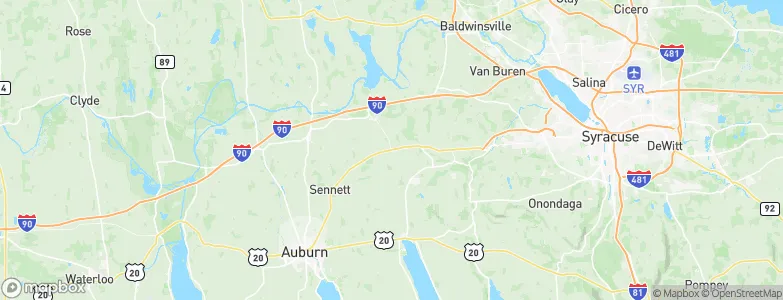 Elbridge, United States Map