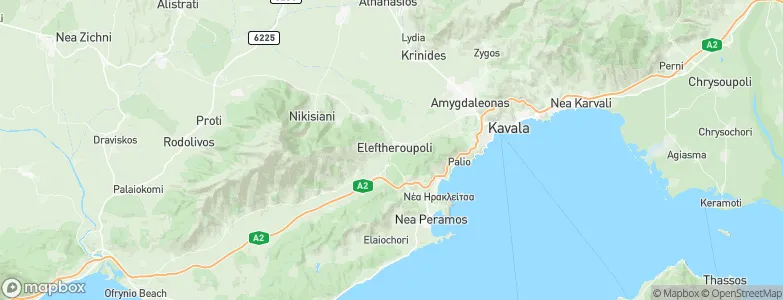 Eleftheroupoli, Greece Map