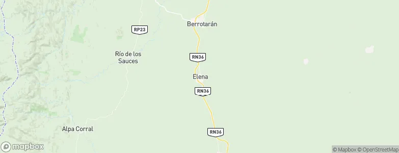 Elena, Argentina Map