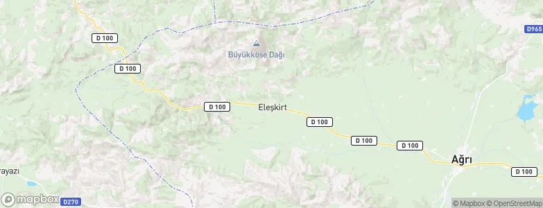Eleşkirt, Turkey Map