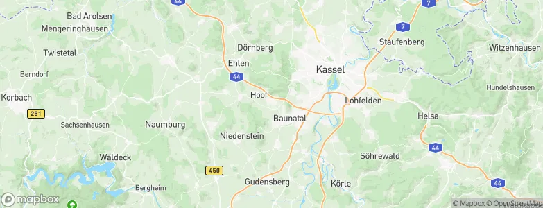 Elgershausen, Germany Map