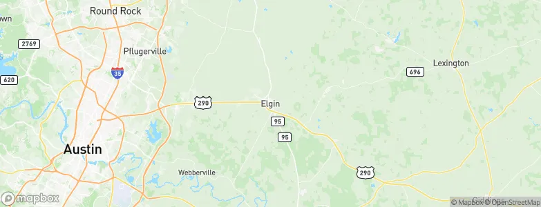 Elgin, United States Map