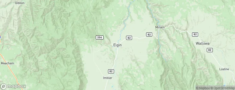 Elgin, United States Map