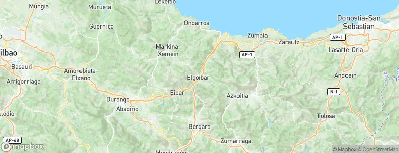Elgoibar, Spain Map