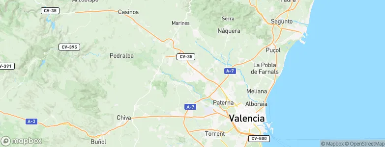 Eliana, l', Spain Map