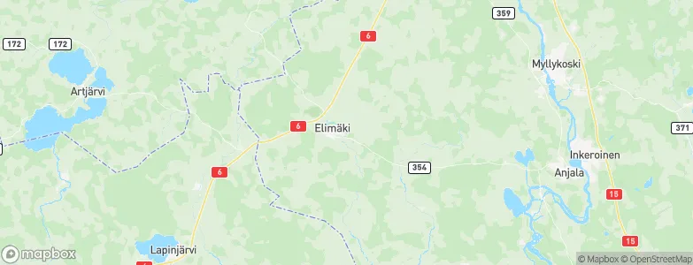 Elimäki, Finland Map