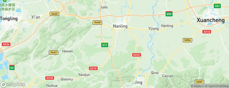 Eling, China Map