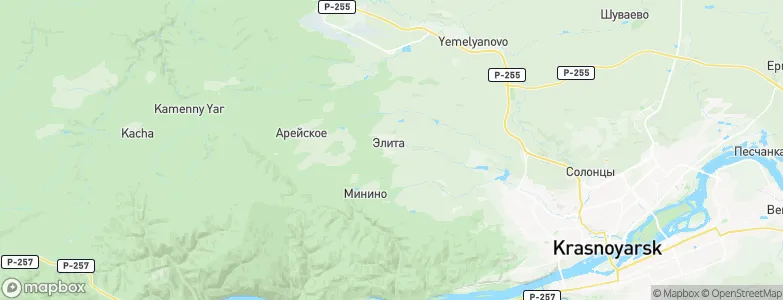 Elita, Russia Map