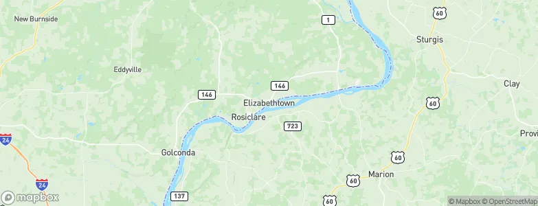 Elizabethtown, United States Map