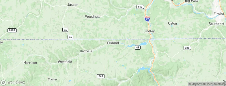 Elkland, United States Map