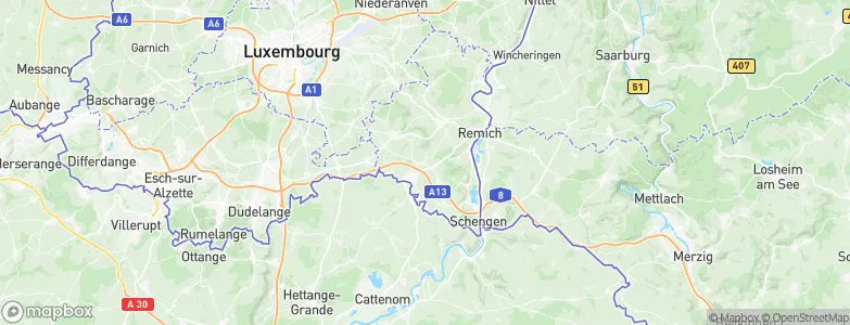Ellange, Luxembourg Map
