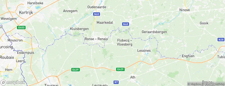 Ellezelles, Belgium Map
