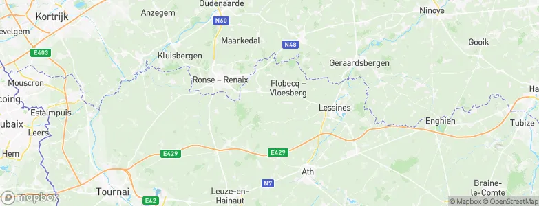 Ellezelles, Belgium Map